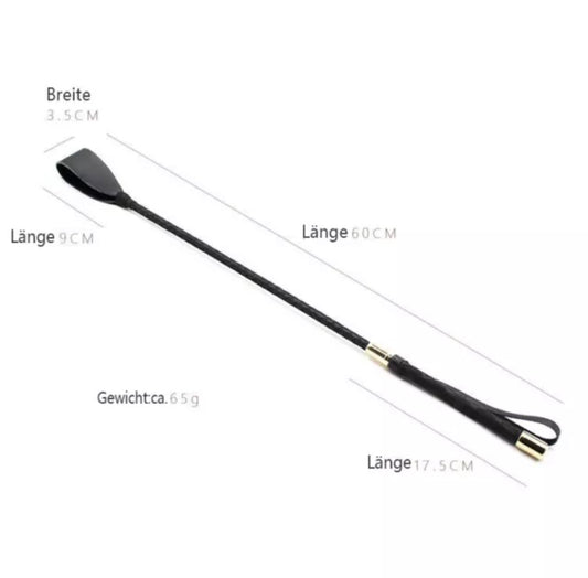 23.6inch Long PU Leather Spanking Paddle Slapper Whip Improve BDSM Bondage