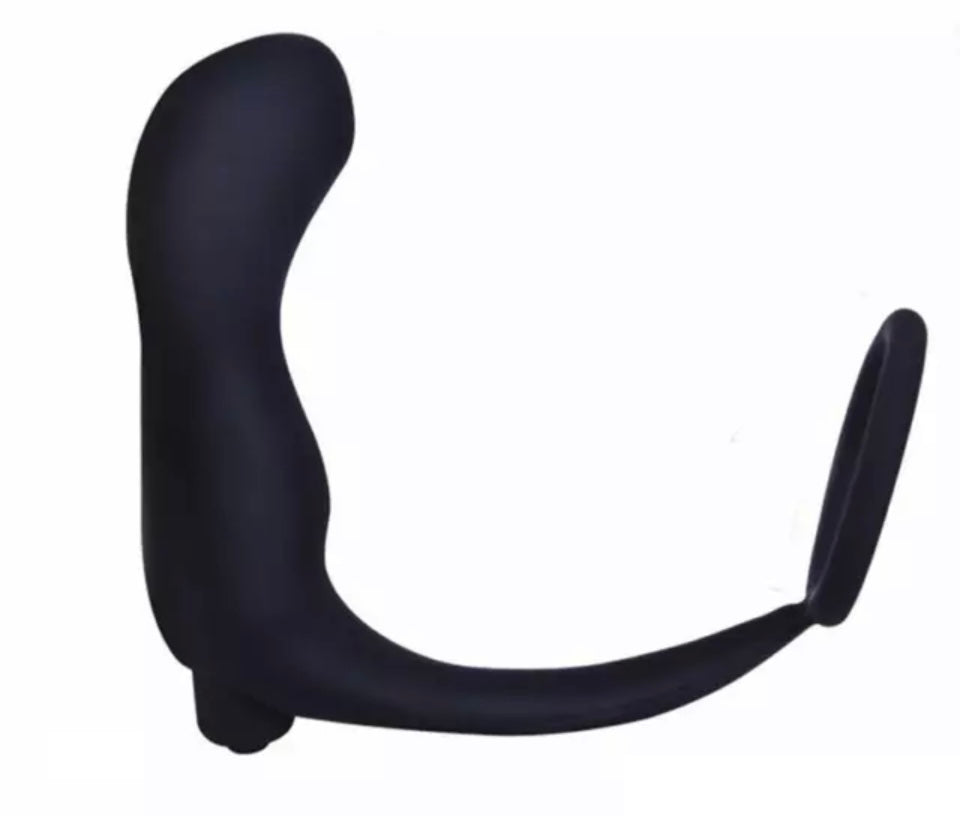 Vibrating Prostate Massager Anal Dildo Vibrator Butt Plug Sex Toy Cock Ring Male